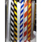 Slant Black And White Checkered Reflective Tape Roll  Self Adhesive  Custom for sale