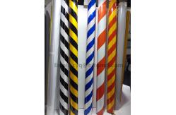 China Slant Black And White Checkered Reflective Tape Roll  Self Adhesive  Custom supplier