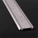 Mill Finish ISO Standard OEM Rail For Wardrobe , Cabinet Aluminum Material Profile for sale