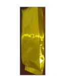 Coffee Bean Foil Pouch Packaging Gloden Heat Seal with Degassing Value