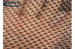 China Aluminium Facade Cladding Shower Curtain Chainmail Decorative Wire Mesh supplier