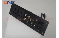 China Hidden Wall Mount Multimedia Socket Plate For Hotel AV Solutions supplier