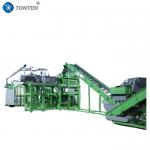 Automatic Waste Tire Rubber Crushing Machine Recycling Line Plant