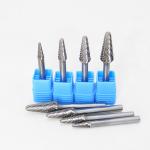 Good Mechanical Stability Tungsten Carbide Cutter Bits Carbide Burr Tools Single Tooth Shape for sale