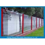 Rot Proof Pvc Coated Welded Wire Fencing , Galvanised Welded Mesh Sheets