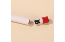 China Round Plastic Lipstick Containers And Packaging Lipbalm Container Eyeshadow Pencil With Chipper supplier