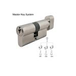 China Double Profile Commercial Door Lock Cylinder With Thumb Turn 60 - 120mm Size manufacturer