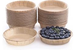 China Mini Baking Paper Pie Pan Tart Mold Pie Wood Pulp supplier