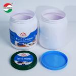 2200ml Recycled Food Grade Round PET Plastic Bottles Powder Jars Cans Milk Protein Powder Container for sale