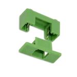 1.6W 10A Green Fuse Holder PCB 5.2x20mm Fuse Block With Cover for sale