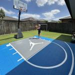 PP Interlocking Sports Tiles for Basketball Court 340x340mm for sale