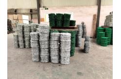 China Bulk Packing Galvanised Single Strand  Barbed Fencing Wire 12x12 supplier