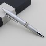 Elegant Business Ballpoint Pen Diamond-Inlayed Ring Design 1.0mm Gift Ball Pen for sale