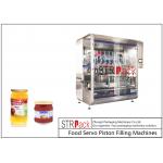 Volumetric Apple Jam Bottle Liquid Filling Machine Automatic Servo Motor Driving for sale