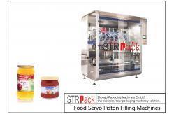 China Volumetric Apple Jam Bottle Liquid Filling Machine Automatic Servo Motor Driving supplier