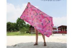 China Wholesale Printed Microfiber Beach Towel With Designs Machine Washable Easy To Clean supplier