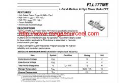 China L-BAND MEDIUM & HIGH POWER GAAS FET   SUMITOMO  FLL177ME Integrated Circuit Chip supplier