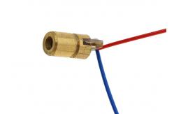 China DC 5V Electronic Components , 650nm Laser Diode Module With Red Copper Head Tube supplier