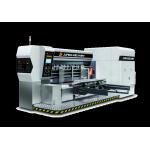 Corrugated Cardboard G6-1224 All Comupter Controled Pressure Free Feed Structure Lead Edge Vacuum Transfer 4 Color Printer + Slotter + Die Cutter + Vibrator + Stacker for sale