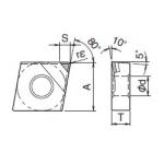 CNMM DNMM TNMM Lathe Tool Inserts PCD Turning Inserts High Drilling Efficiency