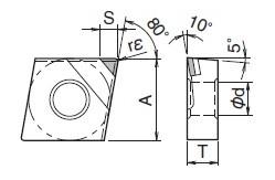 China CNMM DNMM TNMM Lathe Tool Inserts PCD Turning Inserts High Drilling Efficiency supplier