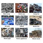 Aluminum Alloy Waste Shredder Machine Scrap Car Twin Shaft Shredder Machine