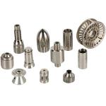 Custom Motorcycle Industrial Part Brushed CNC Turned Components