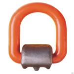 China Carbon Steel Forged D Ring Power Coated G80 Weld In D Rings With Wrap manufacturer