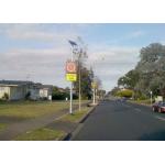 Auto Dimming Flashing Speed Limit Signs , Led Programmable Sign Easily Operation By Hand
