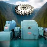Power Plant Pelton Turbine Generator IP54 Brushless Air Cooling 50/60Hz Rated Frequency for sale