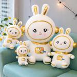 AZO Free Nontoxic Cuddly Space Rabbit Plush Toy