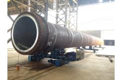 China Tube Tank Adjustable 750mm Welding Roller Bed With Remote Controller supplier