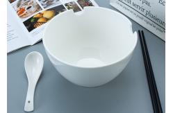 China Ramen 7 Inch Ceramic Noodle Bowl With Chopsticks Holder supplier