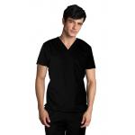 180 GSM Polyester Plain Woven Nurse V Neck Medical Uniform Antimicrobial Wrinkle-free for sale