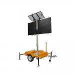 IP65 12400 Nits VMS Trailer Signs Portable Variable Message Signs