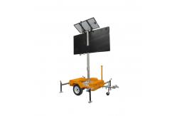 China Trailer Mounted Portable VMS Signs LED Changeable Message Signs supplier