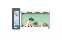 China IP44 DC 24V Advertising Arm Parking Entrance Barrier supplier