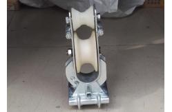 China Skyward Three Purpose Stringing Cable Pulley Block / Locking Rope Pulley 20 KN Capacity supplier