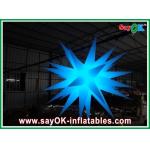 Party Inflatable Lighting Decoration Star Shape Lighting Decoration 2m Dia for sale