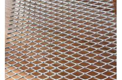 China Diamond Hole Expanded Steel Mesh For Industrial Use supplier