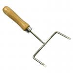 Beekeeping Equipment Stainless Steel Foundation Sheet Fork With Wooden Handle for sale