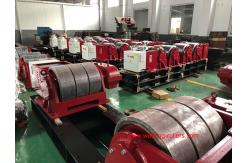 China 100 Ton Pipe Welding Turning Rollers Bolt Adjustment For Wind Tower supplier