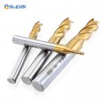High Speed Steel End Mills And Drills Square / Ball / Corner Radius Options For Precision for sale