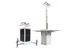 China Solar Mobile Surveillance Unit Mobile Solar Light Tower For Job Sites Events supplier