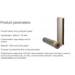 Biodegradable Temporary Floor Protection Paper 32Inx100Ft for sale