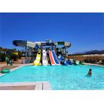 ODM Water Amusement Park Rides Facilities Swimming Pool Fiberglass Slide for Children for sale
