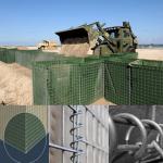 Galvanized Military Mil7 6mm Hesco Containers for sale