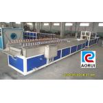 WPC Cabinet Plastic Profile Extrusion Line , WPC Sofa Profile Production Machinery for sale