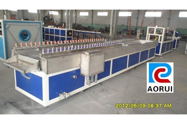 WPC Cabinet Plastic Profile Extrusion Line , WPC Sofa Profile Production Machinery