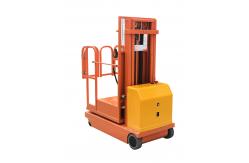 China Electric Aerial Order Picker 300kg 3300mm Self - Propelled Powered In Orange supplier